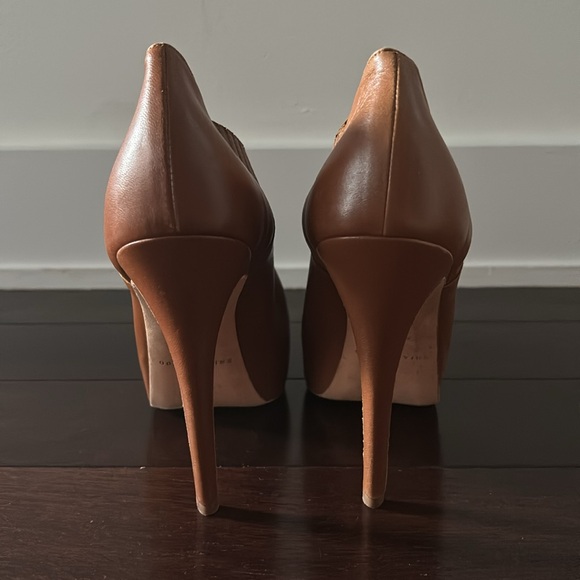 Brian Atwood Camel Platform Booties (Size 39) - Picture 2 of 7